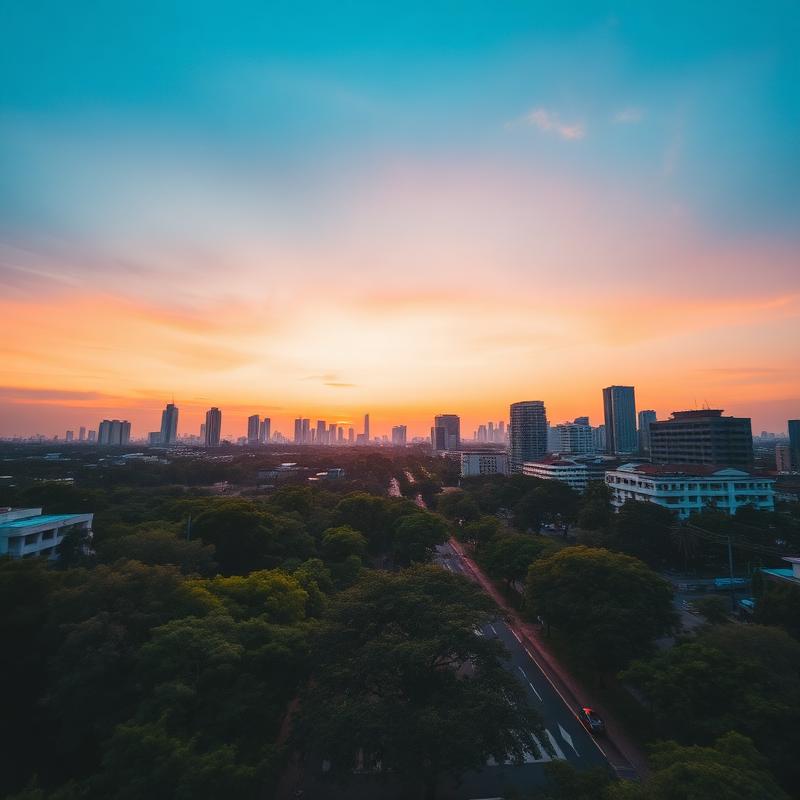 Bangalore skyline
